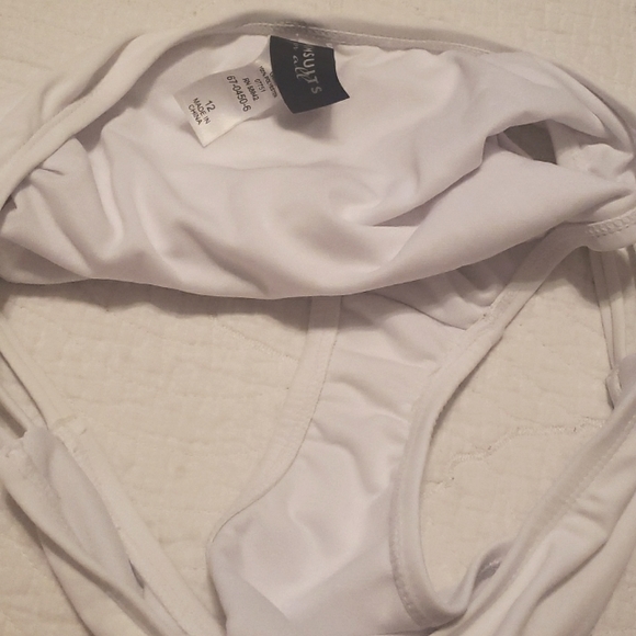 Swimsuits For All White Bikini Bottom - Picture 5 of 5